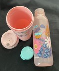 TUPPERWARE 2pc Set-Eco Water Bottle 25 oz & Hot Beverage Blush Meadow Floral NEW — photo 4