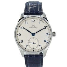 IWC Portugieser Automatic 40mm Stainless Steel Silver Dial Automatic Box #KN253