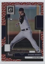 2022 Panini Donruss Optic Photon Prizm Shane Bieber #125 p8v