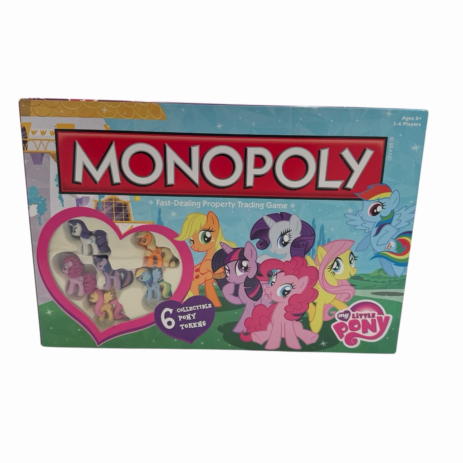 6 Collectable Pony Tokens Usaopoly Hasbro