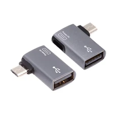 2-In-1 Powered Micro USB HOST OTG Adapter Power for Fire Stick/Host Devices