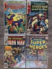 Marvel Comics Lot of 4 Vintage Books Spider-Man Ironman and More
