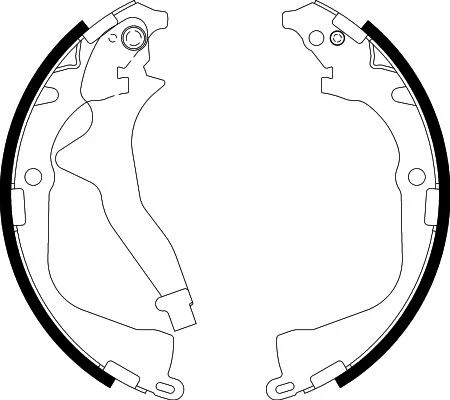 HELLA Brake Shoe Set - H1795 - for e.g. VOLKSWAGEN 8DB355022-061 — 第 3/4 张图片