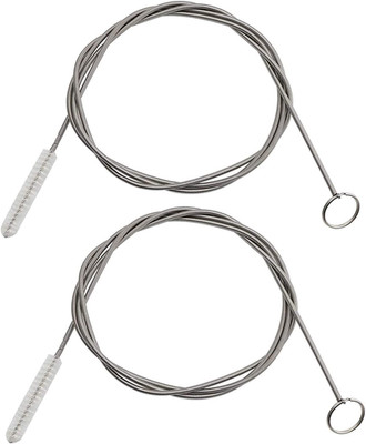 2 Pack 60 Inch Long Flexible Tube Cleaning Brush, Stainless Steel and Nylon Bris