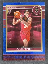 Jaylon Tyson 2024-25 Panini Hoops Blue Explosion RC /99 #250