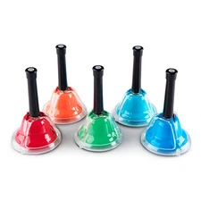 Rhythm Band 5-Note Chromatic Add-On Hand/Desk Bell Set