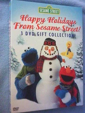 HAPPY HOLIDAYS FROM SESAME STREET!  3 DVD GIFT COLLECTION