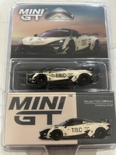 Mini GT 1:64 McLaren 720S LB Works The Boring Concept White Black Diecast Model