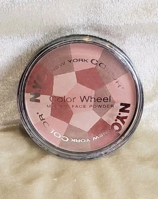 N.Y.C. NYC NEW YORK COLOR WHEEL Mosaico Cara Polvo ROSA BAYA 0143-07 Multicolor - Imagen 1 de 4