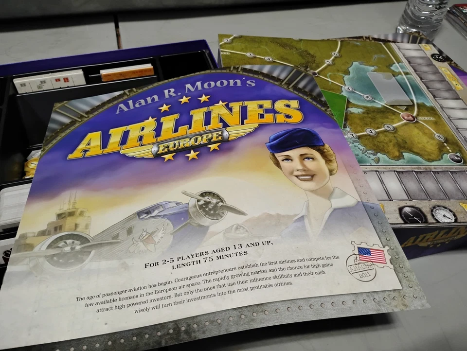 Rio Grande Games - Airlines Europe Board Game (2011) - COMPLETE! RARE! - Image 2 of 3