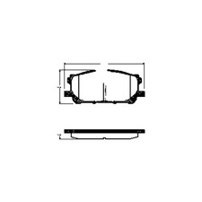 Plaquette de frein Lexus RX
