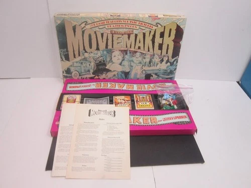 Vintage Movie Maker Board Game Parker Brothers Complete With Instructions