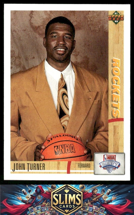 1991-92 Upper Deck Houston Rockets John Turner #11 Rookie