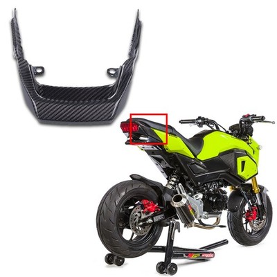 FTB 2017-2020 Honda Grom MSX125 Rear Tail Section Fairing - 100% Carbon Fiber b0