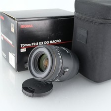 Sigma 70mm f/2.8 EX DG Macro Lens for Canon EF Full Frame DSLR Auto Focus Prime