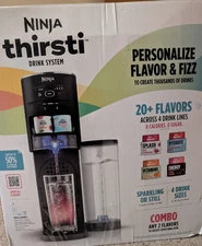 Ninja Thirsti Drink System Complete Still and Sparkling Customization Drink Kit