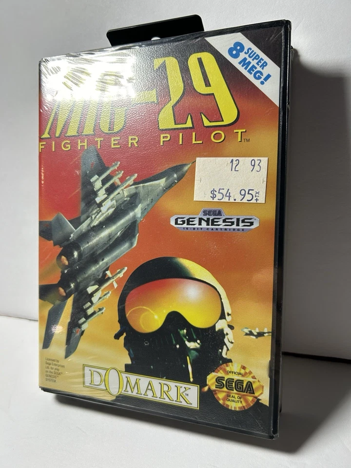 BRAND NEW SEALED 1992 Sega Genesis MiG-29 Fighter Pilot SIB - Image 2 of 4