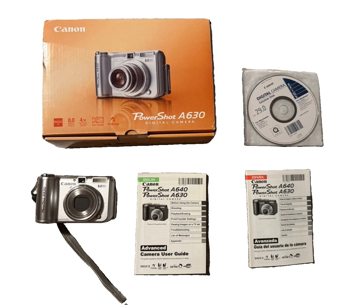 Canon PowerShot A630 With Auto Focus Digital Cameras for Sale