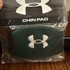 New Under Armour Chin Pad Football Hockey Forest Green Black ONE SIZE Stretch