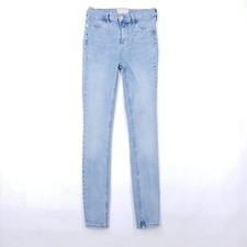 Free People Women's Skinny Denim Blue Jeans Size 26  Measures 25x30 