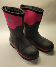 The Original Muck Boot Company Arctic Sport Boots Women's 6 Black Hot Pink Mid