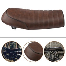 For Motorcycle Seat Flat Brat Saddle Cafe Racer Universal Rear Seat Bag 53cm