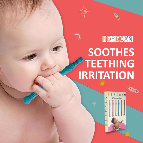 Teething Sticks for Babies 0-36 Months - Super Soft Silicone Teethers in 6 Vibra - Picture 7 of 12