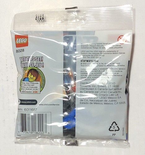 TIE Fighter STAR WARS Lego 8028 NEW Sealed Polybag 2012 RETIRED Complete NISB - Picture 2 of 2