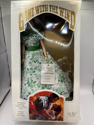 Gone with the Wind Scarlett O'Hara 12'' BBQ event White Mint Dress World Doll