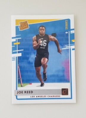 Joe Reed 2020 DONRUSS Rated Rookie Canvas LA Chargers RC | eBay