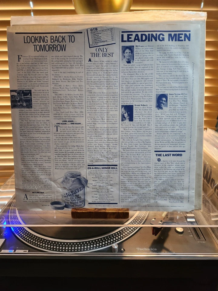 The Don Pullen George Adams Quartet, Breakthrough, 86 1st Blue Note, VG+/VG+ Foto 3 de 4