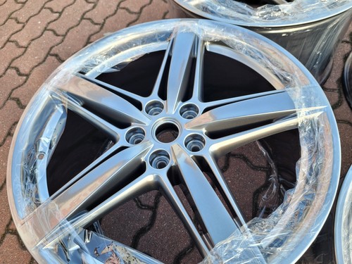 FERRARI F12 Berlinetta 4x "20 Rim Rims Alloy Wheels SET- DARK CHROME - BRAND NEW - Picture 9 of 12