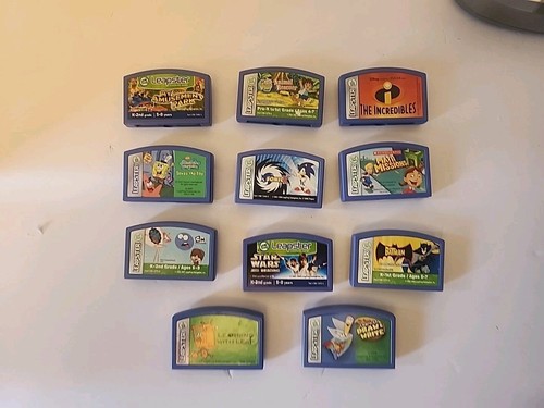 LeapFrog Leapster Game Cartridges Only Lot of 11