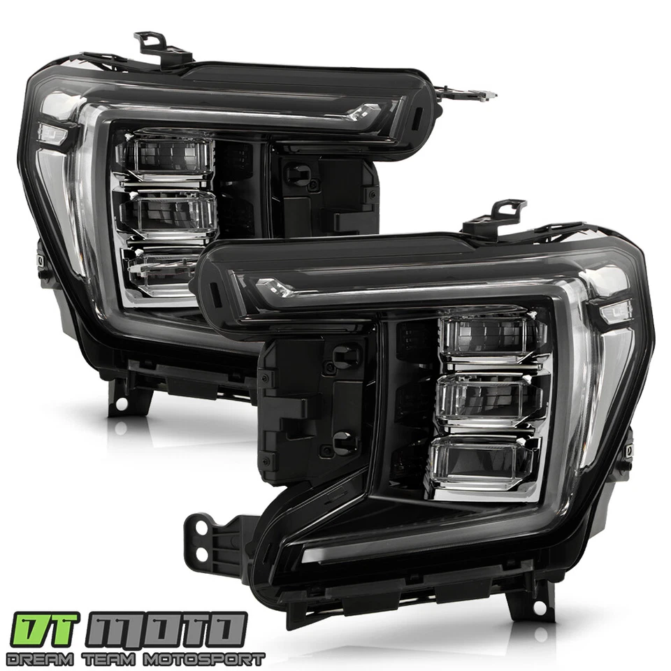 Faros LED cromados izquierda+derecha para GMC Yukon|Yukon XL 2021 2022 2023 Foto 3 de 4