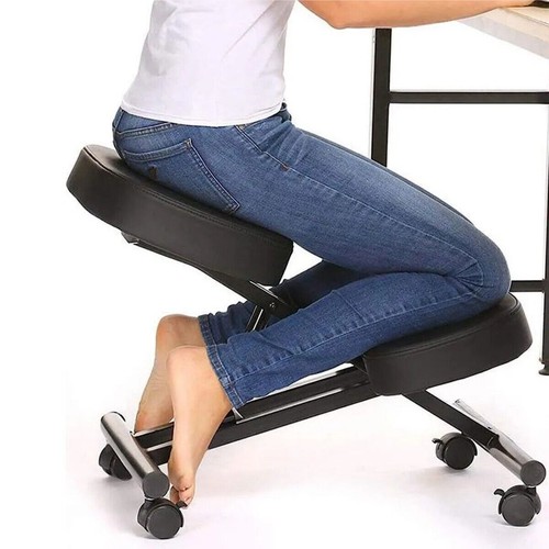 Kniestuhl Ergonomischer Bürostuhl Stuhl Schreibtischstuhl Drehstuhl Knie Hocker - Bild 5 von 24