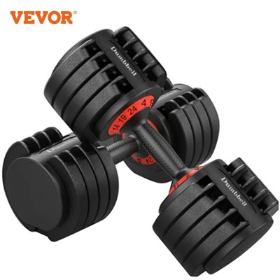 VEVOR Hantelset Gymnastik Fitness Gewichte Hanteln Set Einstellbar 20kg 32kg