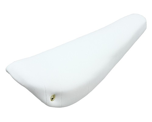 Siège Banane Lowrider F&R Original - Velours Blanc/or, 5 Boutons, Neuf