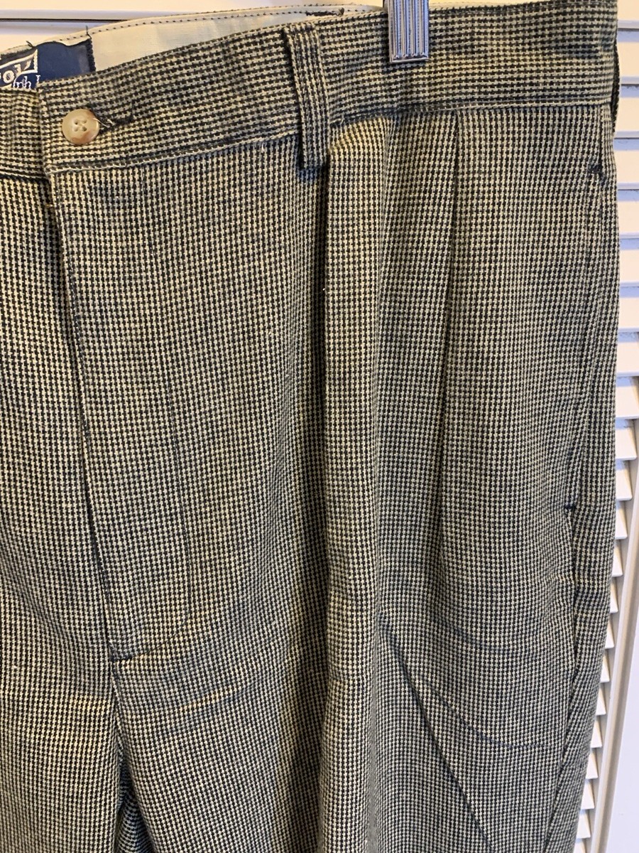 VINTAGE Polo Ralph Lauren Whipcord Trousers Size 42x32 Cotton