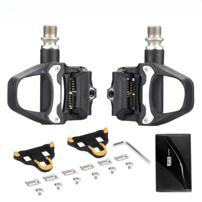 Road Bike Pedal Nylon Bicycle Locking Pedal Cycling Bearing Cleat Clipless Pedal