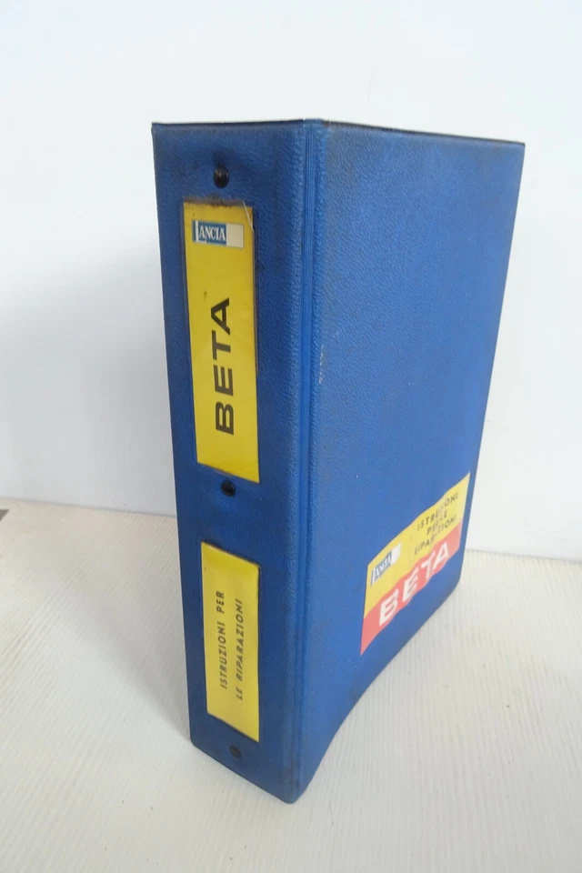 Lancia Beta manuale per le riparazioni Lancia beta HPE spider coupè berlina - Immagine 2 di 4