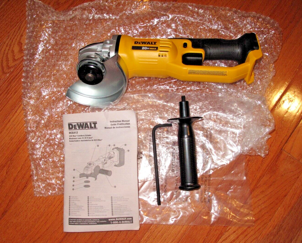 New DeWALT DCG412B 20V MAX Li-Ion 4 1/2