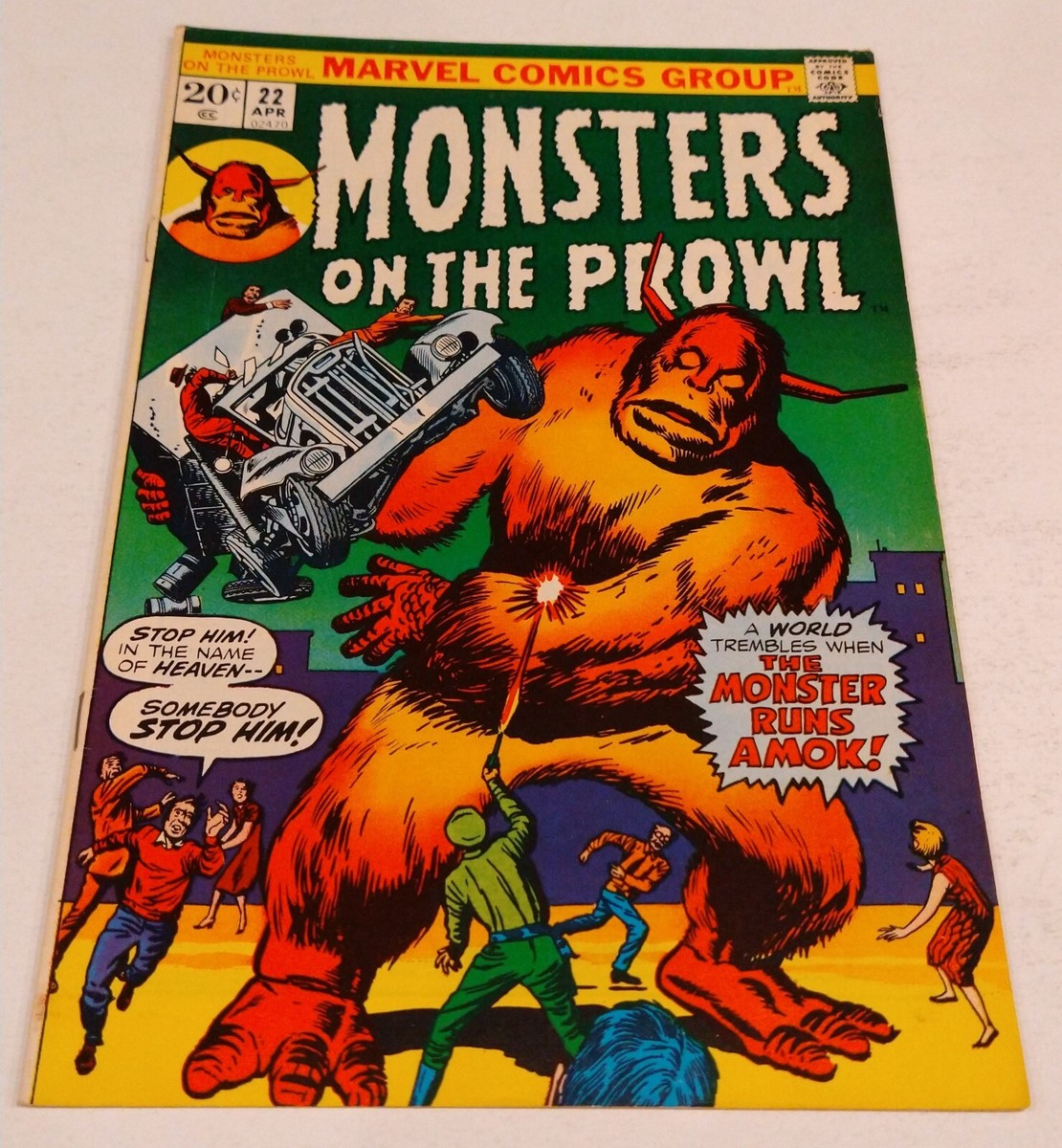 Monsters on the Prowl #22 (Apr 1973, Marvel) | eBay