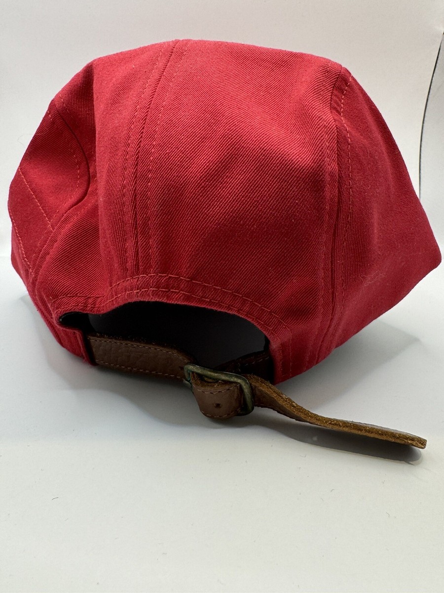 Supreme Side Zip Twill Camp Cap Red One Size S/S 15 2015 Pocket | eBay