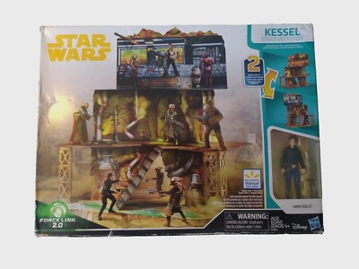 STAR WARS MINE ESCAPE CARDSTOCK PLAYSET x Hasbro DISNEY Force Link 2.0 Kssl NWT