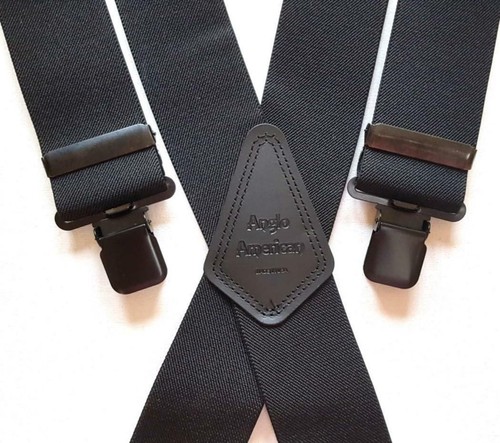 Bretelle da Uomo Nera Heavy Duty 1.5\