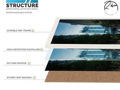 24x18''|56x71|60x90|Maxi Poster Photo Frames| Durable Acrylic Front All Color ✨ - Picture 44 of 120