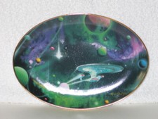 Star Trek The Final Frontier Series Signs of Intelligence Ceramic Plate BOX COA