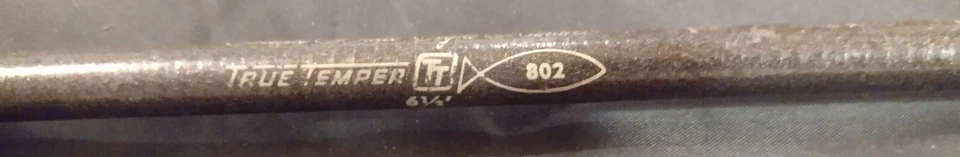Caña de pescar vintage True Tempered de 3 piezas construida a medida ochocientos 802. 6 1/2’. Foto 3 de 4