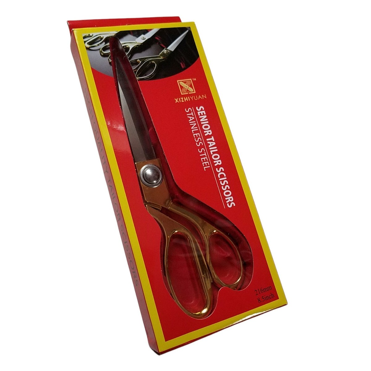 金鯱（C3） XIZHI YUAN K36 Senior Taylor Scissors Bent Handle Stainless Steel