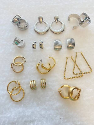 Assorted Lot Of Earrings X 12 Pr.  1-  NAPIER